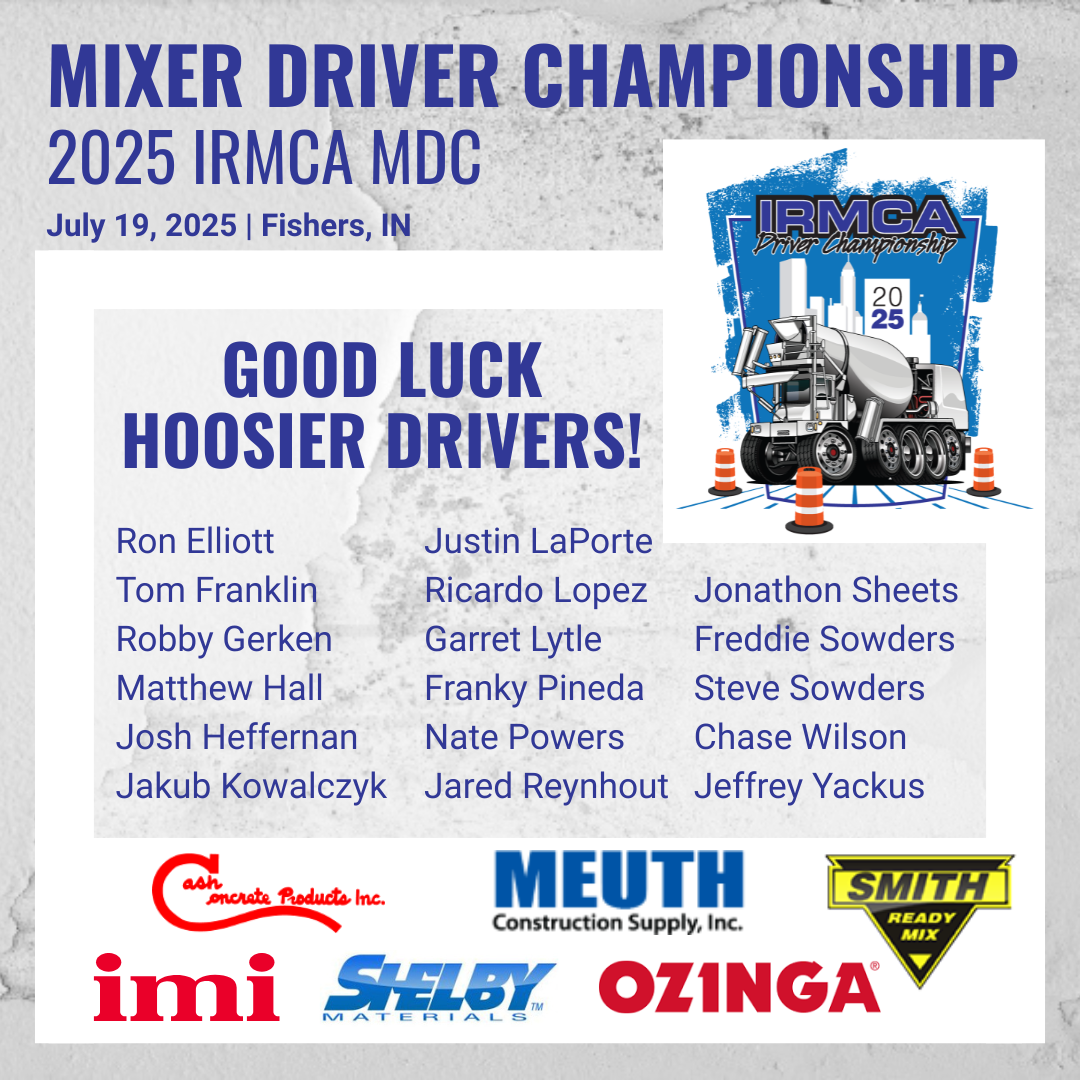 Seventeen competitors will challenge one another at the 2025 IRMCA Mixer Driver Competition on SAT, 07/19/2025!
