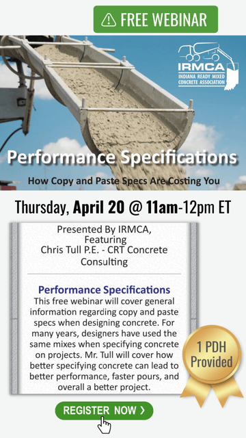 Concrete Talk Webinar 2023 - Performance Specifications