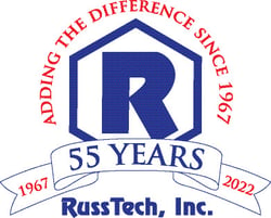 Russ Tech - Logo - 55th Anniversary