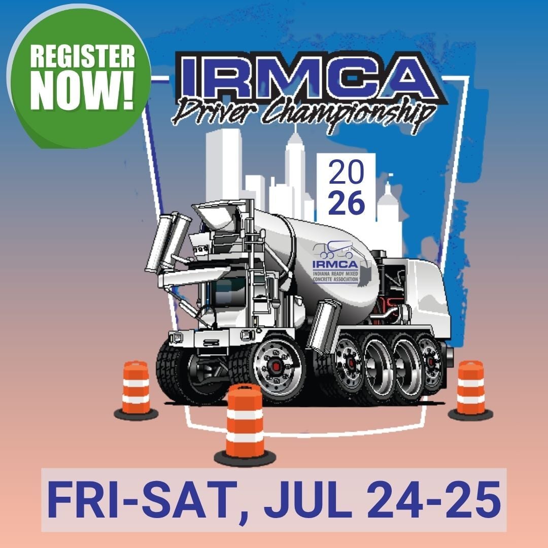 The Indiana Ready Mixed Concrete Association will host the 2026 Annual Mixer Driver Championship on Friday and Saturday, July 24-25, 2026 in Indianapolis, Indiana.