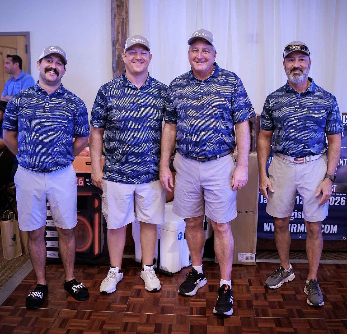 Cash Concrete was not only the best dressed but also the 2025 winning foursome at the IRMCA Fore Scholars Golf Outing.