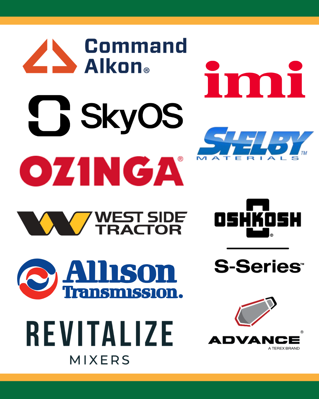 Thank you to the 10 sponsors of the 2026 IRMCA Summer Meeting and Mixer Drivers Championship taking place 07/24-25/2026.