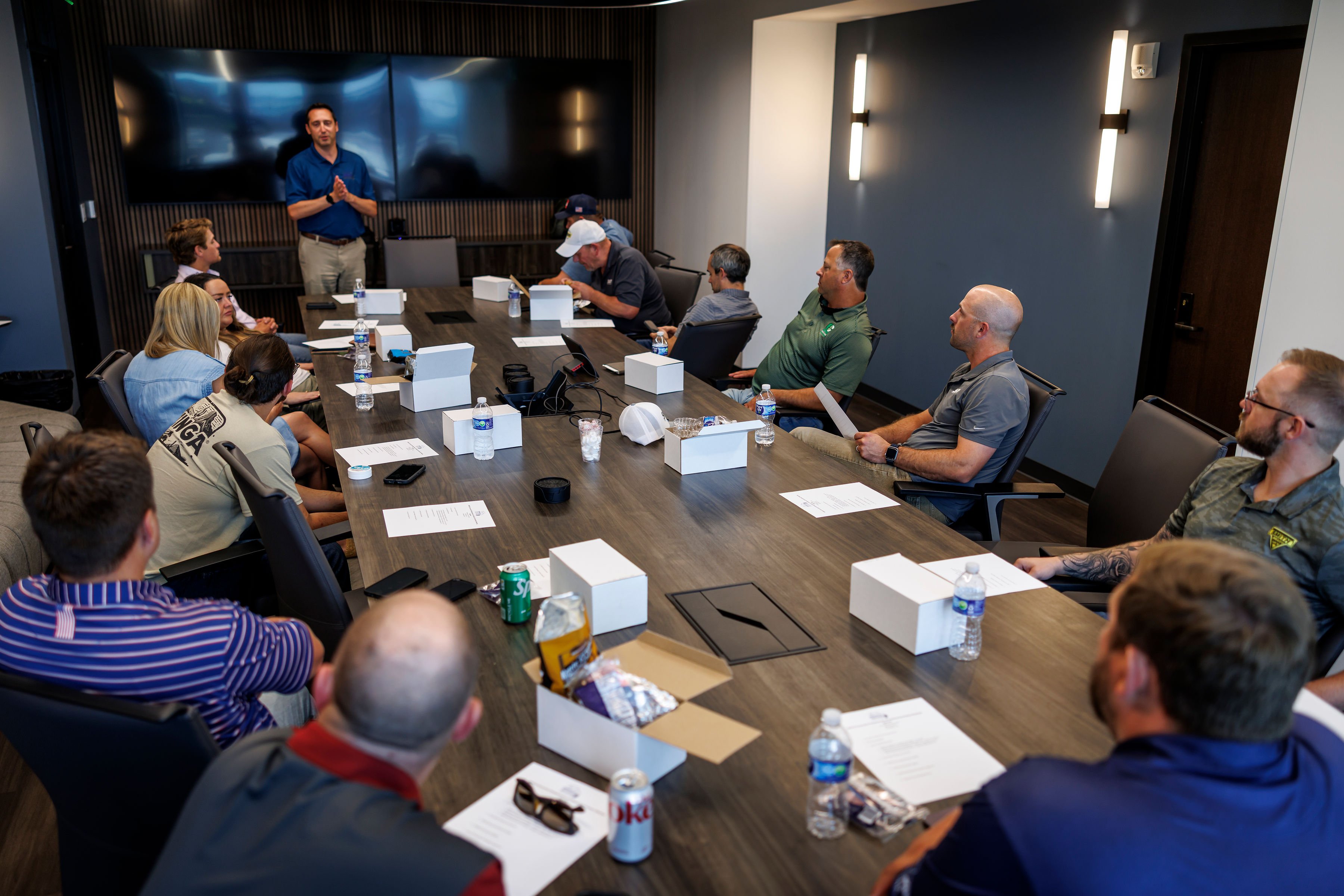 The 2025 IRMCA Developing Concrete Leaders gather for their June 26, 2025 quarterly meeting.